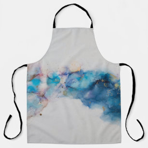 Abstract Alcohol Ink Art Background Apron