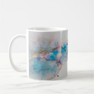 Abstract Alcohol Ink Art Background Coffee Mug