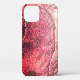 Abstract Alcohol Ink Painting Modern Art Backgroun iPhone 12 Case