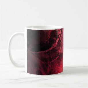 Abstract Alcohol Ink Painting Modern Art Backgroun Coffee Mug