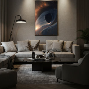 Abstract All-Seeing Eye Poster