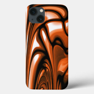 Abstract Amber Ocean iPhone 13 Case