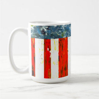 Abstract American Flag  Coffee Mug