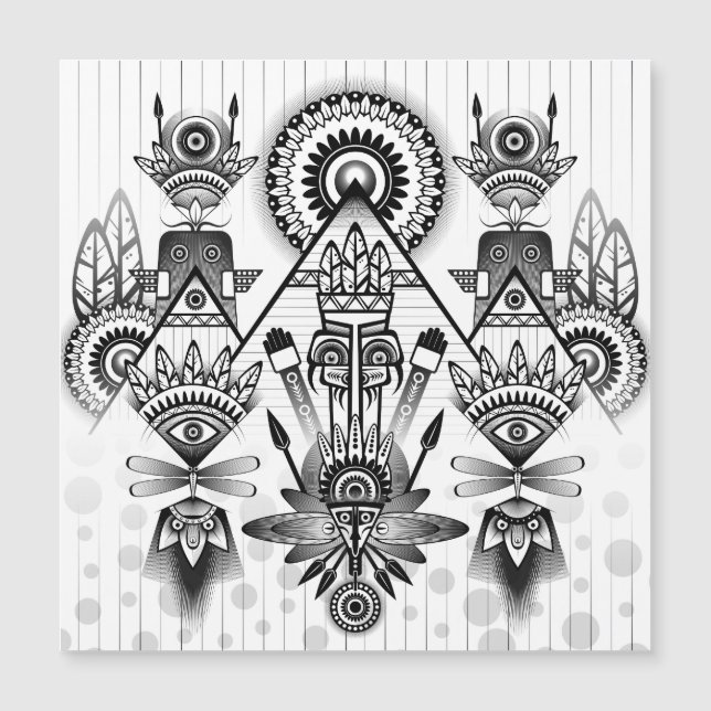 Abstract Ancient Native Indian Tribal (Front)
