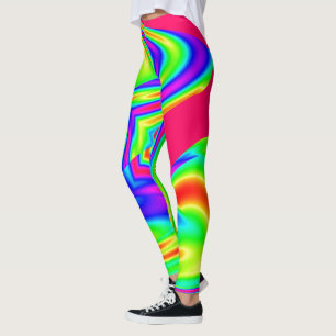 Abstract and Colourful Leggings