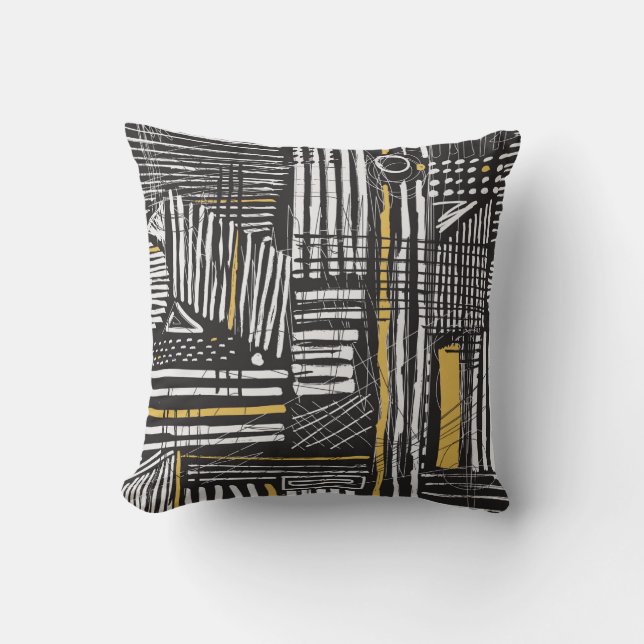 Abstract and creative seamless pattern design with cushion (Front)