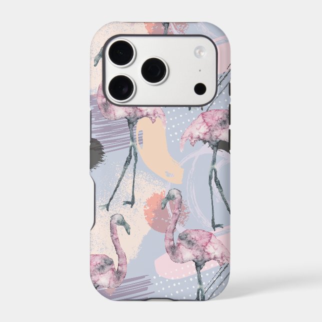 Abstract and Flamingo Pattern (Back)