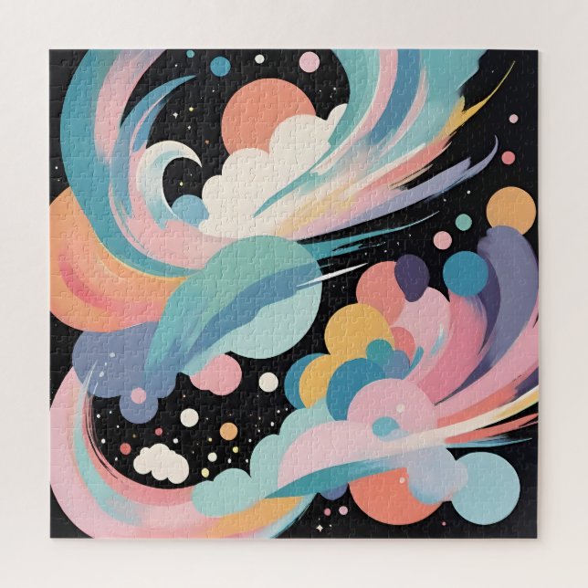 Abstract and modern art jigsaw puzzle (Vertical)