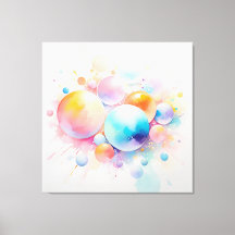 Abstract and modern bubble design
