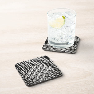Abstract and Stylish Grey Pattern  Coaster