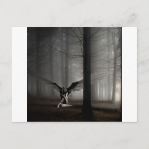 Abstract Angel Fallen Angel Postcard