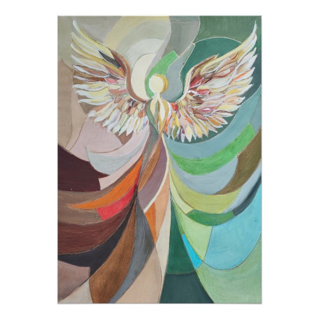 Abstract angel photo print (Front)