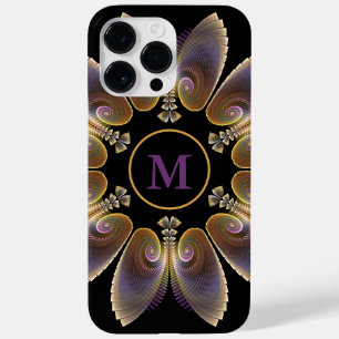 Abstract Angel Wings Mandala Fractal Monogram Case-Mate iPhone 14 Pro Max Case