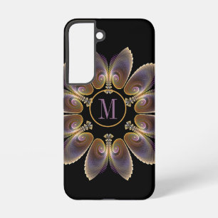 Abstract Angel Wings Mandala Fractal Monogram Samsung Galaxy Case