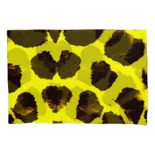 Abstract Animal Print Leopard Watercolor Pillowcase