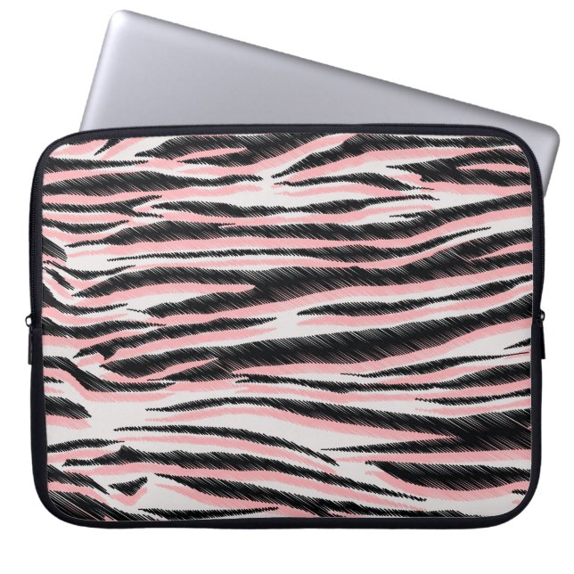 Abstract Animal Skin Seamless Print Laptop Sleeve (Front)