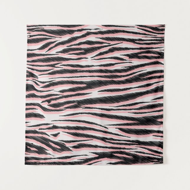 Abstract Animal Skin Seamless Print Tapestry (Front)