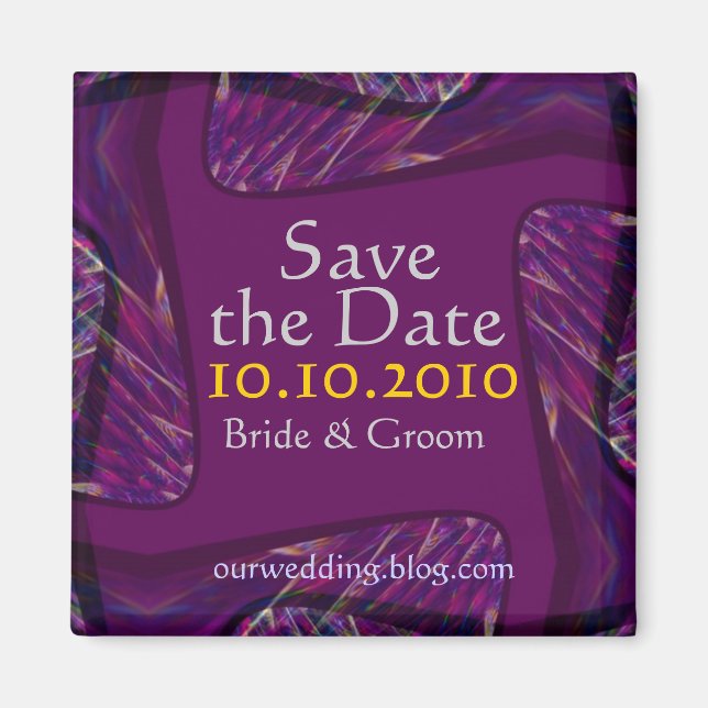 Abstract Announcement Magnet (Front)