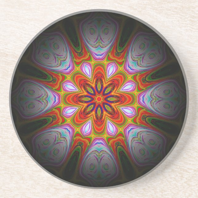 Abstract Antique Art-18434 Coaster (Front)