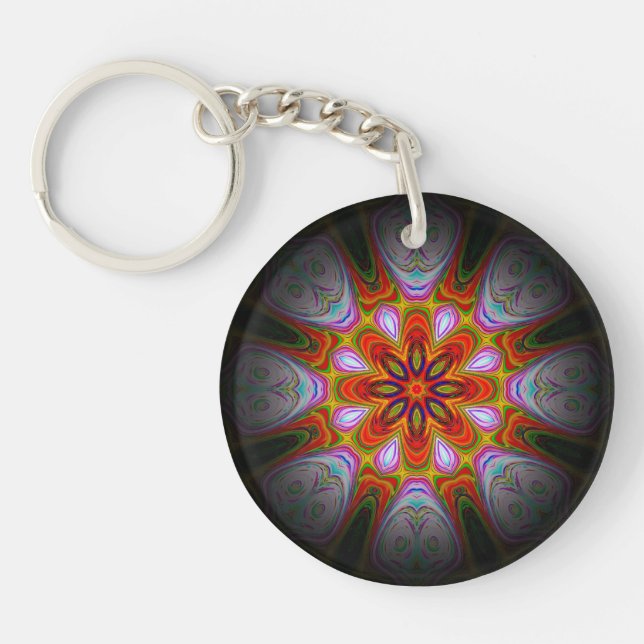 Abstract Antique Art-18434 Key Ring (Front)