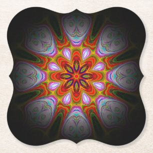 Abstract Antique Art-18434 Paper Coaster