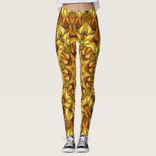 Abstract Antique Art Design-63495 Leggings