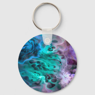 Abstract Apophysis Fractal I Key Ring