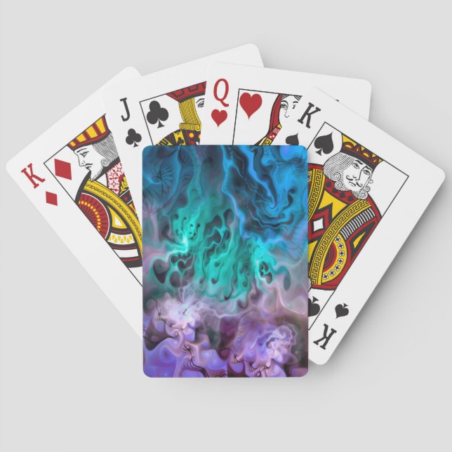 Abstract Apophysis Fractal I Playing Cards (Back)