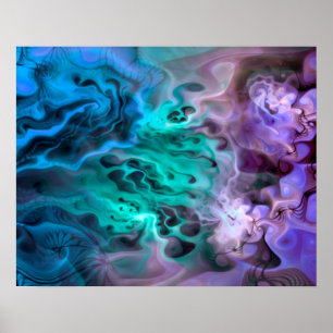 Abstract Apophysis Fractal I Poster