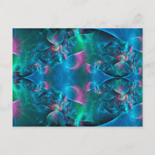 Abstract Apophysis Fractal III Postcard