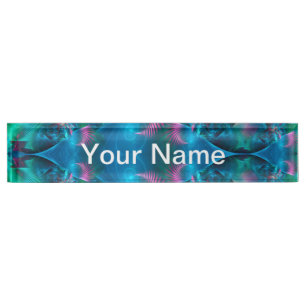 Abstract Apophysis Fractal III + your text Nameplate