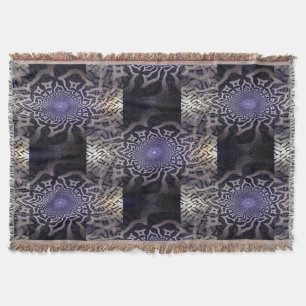 Abstract Apophysis Fractal VI + your ideas Throw Blanket