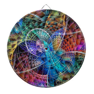 Abstract Apophysis Fractal X Dartboard