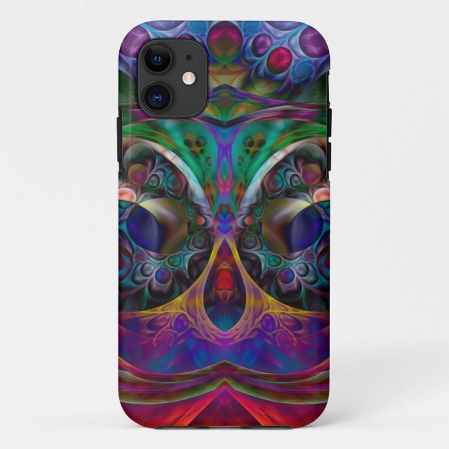 Abstract Apophysis Owl I Case-Mate iPhone Case (Back)