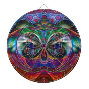 Abstract Apophysis Owl I Dartboard