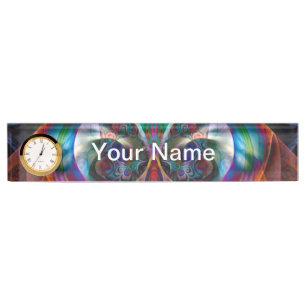 Abstract Apophysis Owl I Nameplate