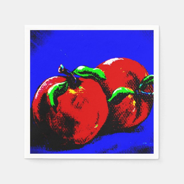 Abstract Apple Napkins (Front)