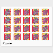 Abstract Apple Sticker 