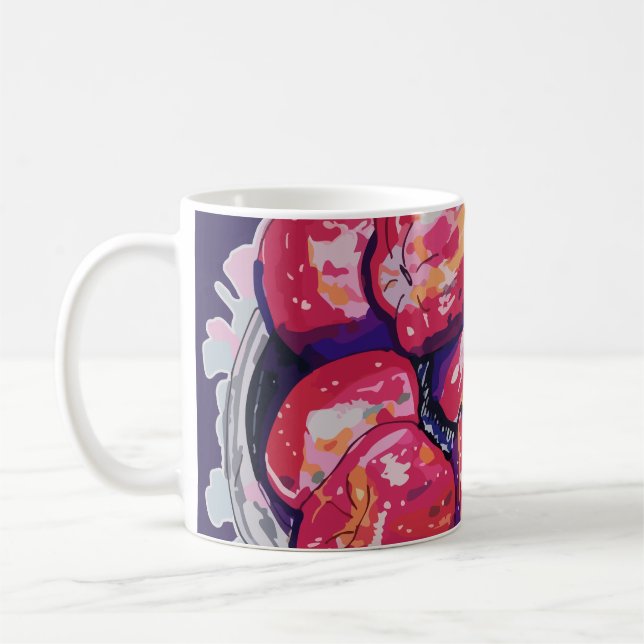 Abstract Apples Coffee Mug (Left)
