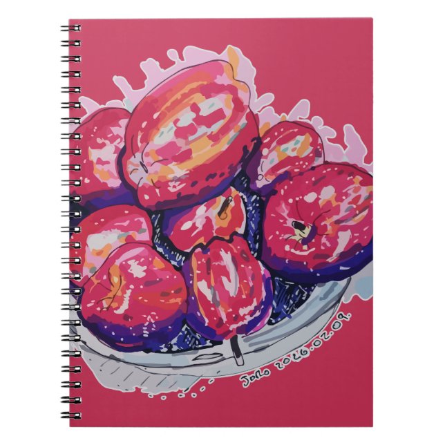 Abstract Apples Notebook (Front)