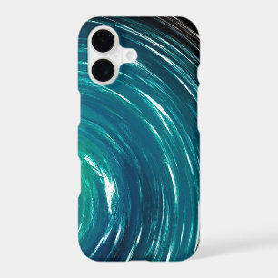 Abstract Aquamarine Twist Art Background #3
