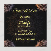 Abstract Arabic Art Wedding