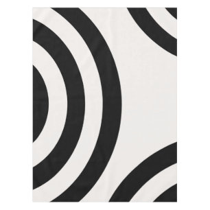 Abstract Arches Modern Black And White Lines Tablecloth