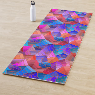 Abstract Arizona Mountains Landscape Yoga Mat