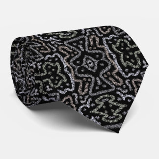 Abstract Arrow Grunge Pattern With Soft Pastels Tie