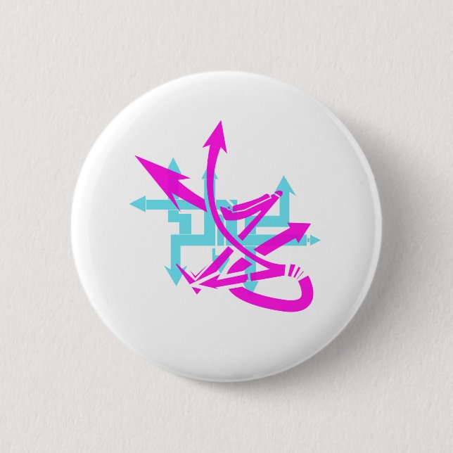 Abstract Arrows Button (Front)