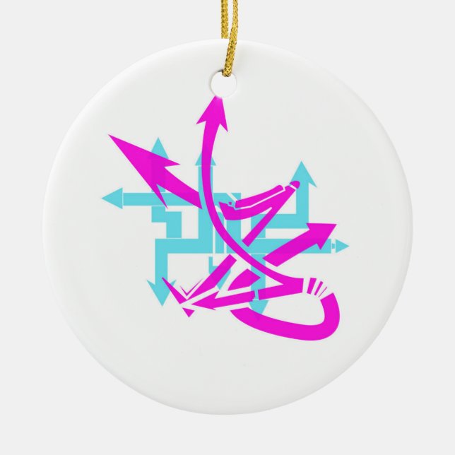Abstract Arrows Ornament (Front)