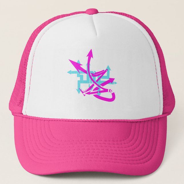 Abstract Arrows Trucker Hat (Front)