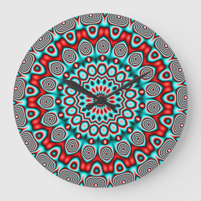 Abstract Art 100  Clock (Front)