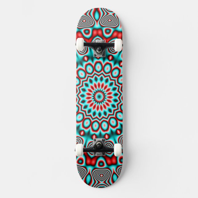Abstract Art 100 Skateboard (Front)